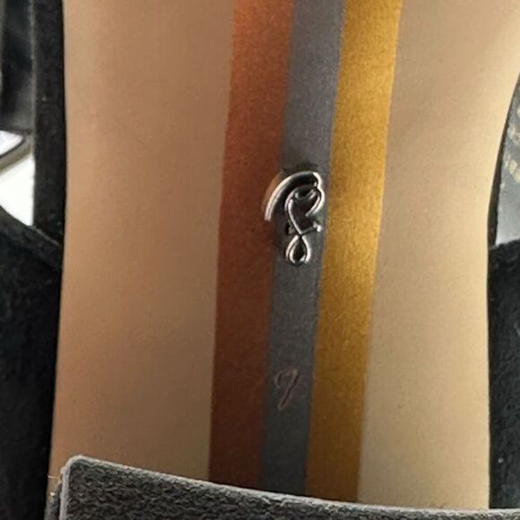 Sam Edelman Dalton chunky block Sandal/Heels Black Womens 7 - Picture 10 of 10